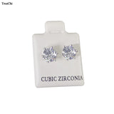100Pcs Earring Display Sheet Mini Puffed Stud Organizer Card Drawer