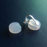 100Pcs Earring Pads Support Silicone Comfort Earring Cushion
