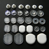 100Pcs Earring Pads Support Silicone Earring Cushion for All Sizes