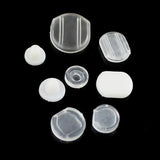 100Pcs Earring Pads Support Silicone Earring Cushion for All Sizes