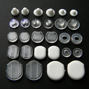 100Pcs Earring Pads Support Silicone Comfort Earring Cushion