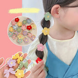 100Pcs Embroidered Flowers Appliques Patches DIY Arts Headwear Decor Material