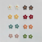 100Pcs Embroidered Flowers Appliques Patches DIY Arts Headwear Decor Material