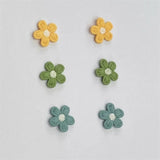 100Pcs Embroidered Flowers Appliques Patches DIY Arts Headwear Decor Material