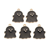 100Pcs Halloween Ghost Alloy Charms for Jewelry Making DIY