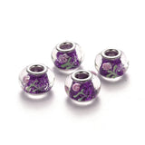 100Pcs Flower Lampwork Beads for DIY Jewelry Making