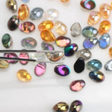 100Pcs Glass Drop Bead DIY Making Accessories 6x8/6x12mm