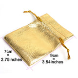 100Pcs Organza Bag Jewelry Pouch Bag Wedding Bridal Party Gift Bags