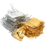 100Pcs Organza Bag Jewelry Pouch Bag Wedding Bridal Party Gift Bags