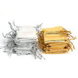 100Pcs Organza Bag Jewelry Pouch Bag Wedding Bridal Party Gift Bags