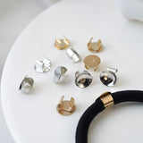 100Pcs Hair Bands Clip Base DIY Craft Silver Buckle Headbands Women Accessories