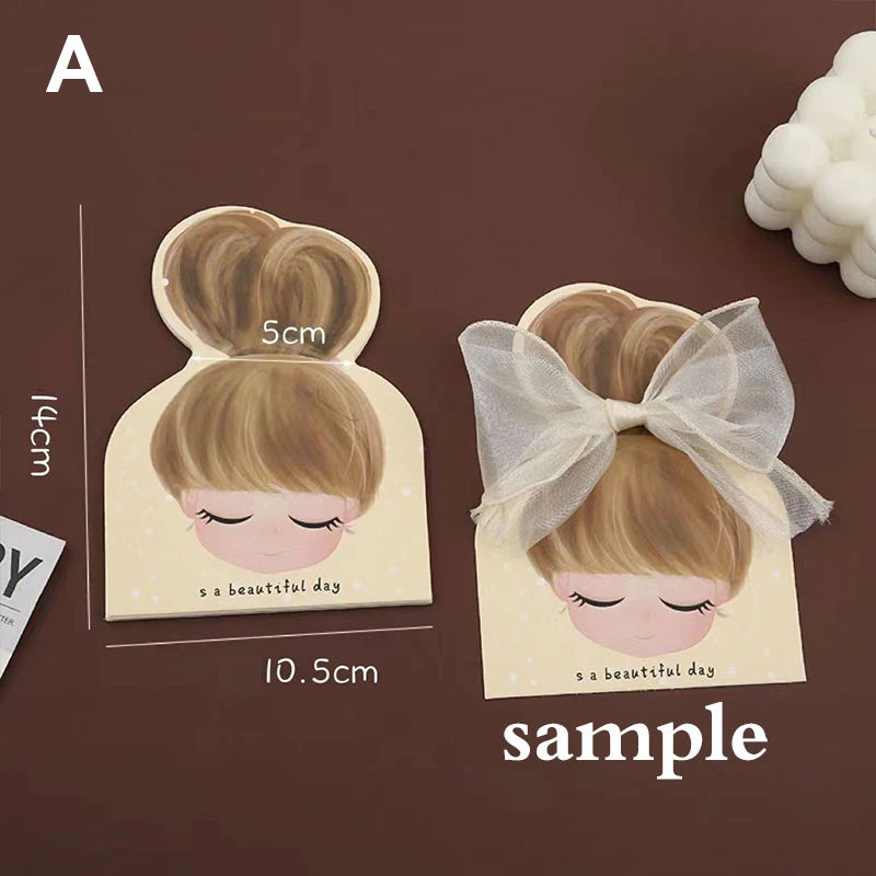 100Pcs Jewelry Display Cards for Hairpin Packaging