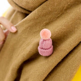 100Pcs Mini Finger Hat Pom Pom Hat Christmas Tree Ornaments Crafts