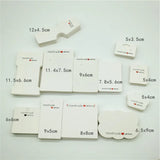 100Pcs Craft Paper Necklace Earring Card DIY Jewelry Holder Tags