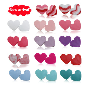 100Pcs Heart Shape Silicone Beads Baby Nursing Teething Teether DIY Necklace