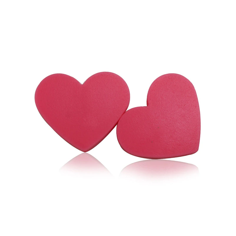 100Pcs Heart Shape Silicone Beads Baby Nursing Teething Teether DIY Necklace