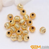 100Pcs Yellow Spacer Beads 3-8mm For Jewelry Making