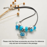 100Pcs Cat Eye Resin European Beads for DIY Chain Charm Bracelet