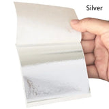 100Pcs Sliver Copper Foil Papers Leaf Sheets Gilding Craft Resin Jewelry Making