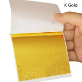 100Pcs Sliver Copper Foil Papers Leaf Sheets Gilding Craft Resin Jewelry Making