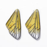 100Pcs Insects Wing Resin Pendants for DIY Jewelry Making
