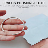 100Pcs Jewelry Cleaning Cloth, Silver Polishing Cloth (3.15 X 3.15Inch)