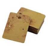 100Pcs Earring Display Card 4x5cm DIY Jewelry Packaging Cards