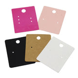100Pcs Earring Display Card 4x5cm DIY Jewelry Packaging Cards