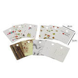 100Pcs Earring Display Card 4x5cm DIY Jewelry Packaging Cards