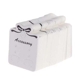 100Pcs Earrings Display Card Holder