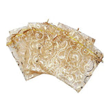 100Pcs Organza Bags 9x12cm Wedding Christmas Gift