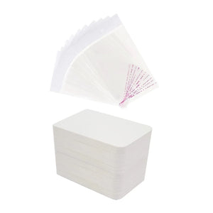100Pcs Jewelry Cardboard Self-sealing Bag Paper Display Blank Necklace Packaging