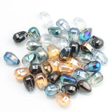 100Pcs Lampwork Glass Drop Bead 6x9mm Austria Crystal Teardrop Pendant