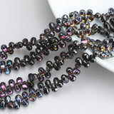 100Pcs Lampwork Glass Drop Bead 6x9mm Austria Crystal Teardrop Pendant