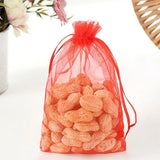 100Pcs Large Organza Bags, 20X30 cm Gift Pouches for Christmas Wedding