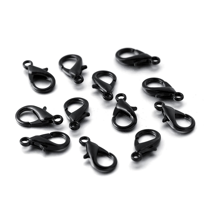 100Pcs Alloy Lobster Clasps Hooks Chain Connectors for DIY Jewelry Making