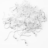 100Pcs 17mm Metal Gold/Silver Earring Hooks French Ear Wires