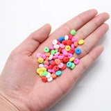 100Pcs 2mm Mixed Round Polymer Clay Beads DIY Jewelry Findings