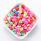 100Pcs 2mm Mixed Round Polymer Clay Beads DIY Jewelry Findings