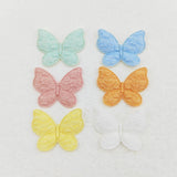 100Pcs 3.1*2.5CM Butterfly Padded Appliques DIY Sewing Clothes Supplies