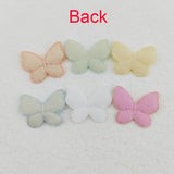 100Pcs 3.1*2.5CM Butterfly Padded Appliques DIY Sewing Clothes Supplies