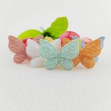 100Pcs 3.1*2.5CM Butterfly Padded Appliques DIY Sewing Clothes Supplies