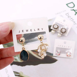 100Pcs 4.5x4cm PVC Earring Hang Cards Jewelry Display Ear Studs Card