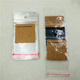 100Pcs 5x5cm Classic With Love Earring Display Cards +100opp bags