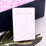 100Pcs 6.3*8.9cm Hair Clip Card Display Charms Logo