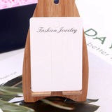 100Pcs 6.3*8.9cm Hair Clip Card Display Charms Logo