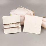 100 Pcs 6x6cm Rectangle Paper Hair Clip Card Hairpin Packaging