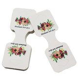 100Pcs 9x3.5cm Jewelry Display Cards Blank Paper Labels