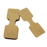 100Pcs 9x3.5cm Jewelry Display Cards Blank Paper Labels