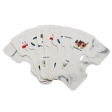 100Pcs 9x3.5cm Jewelry Display Cards Blank Paper Labels